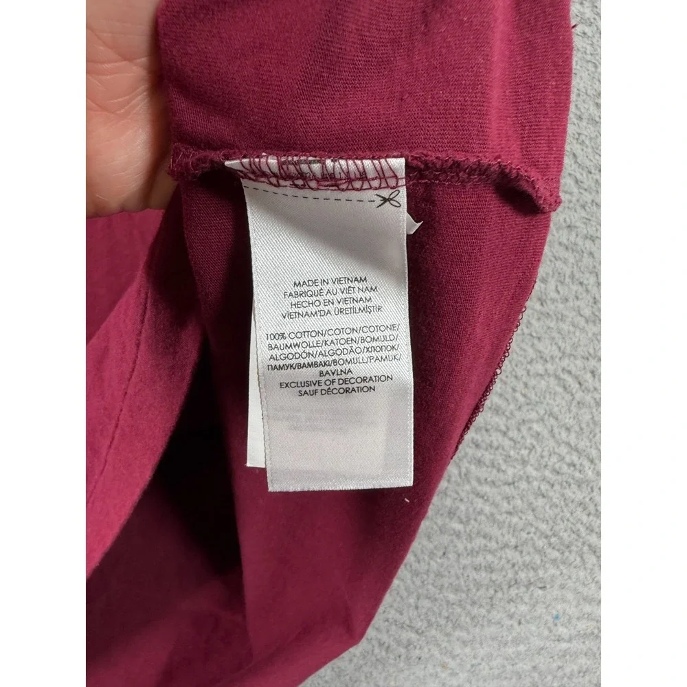 Polo Ralph Lauren Shirt Mens XLT Maroon Pony Logo Long Sleeve Crew Neck Pullover